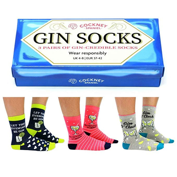 Gin-Socken in  37-42 (3 Paare)
