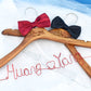 Groom Hanger Wedding Name Solid Wood Carving