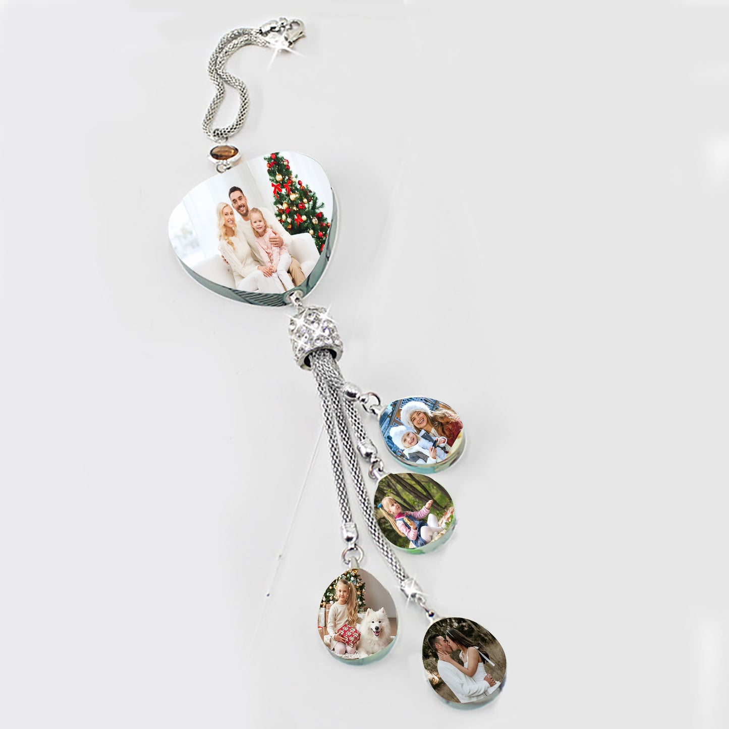 Car Pendant Photo Creative Rearview Mirror Crystal