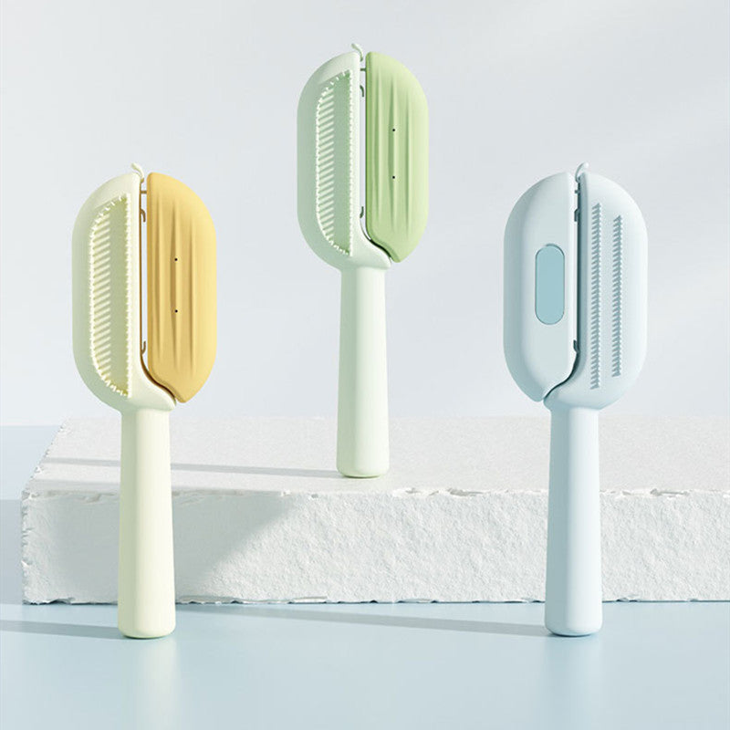 Peignes de massage autonettoyants 3 en 1, brosse d'épilation flottante