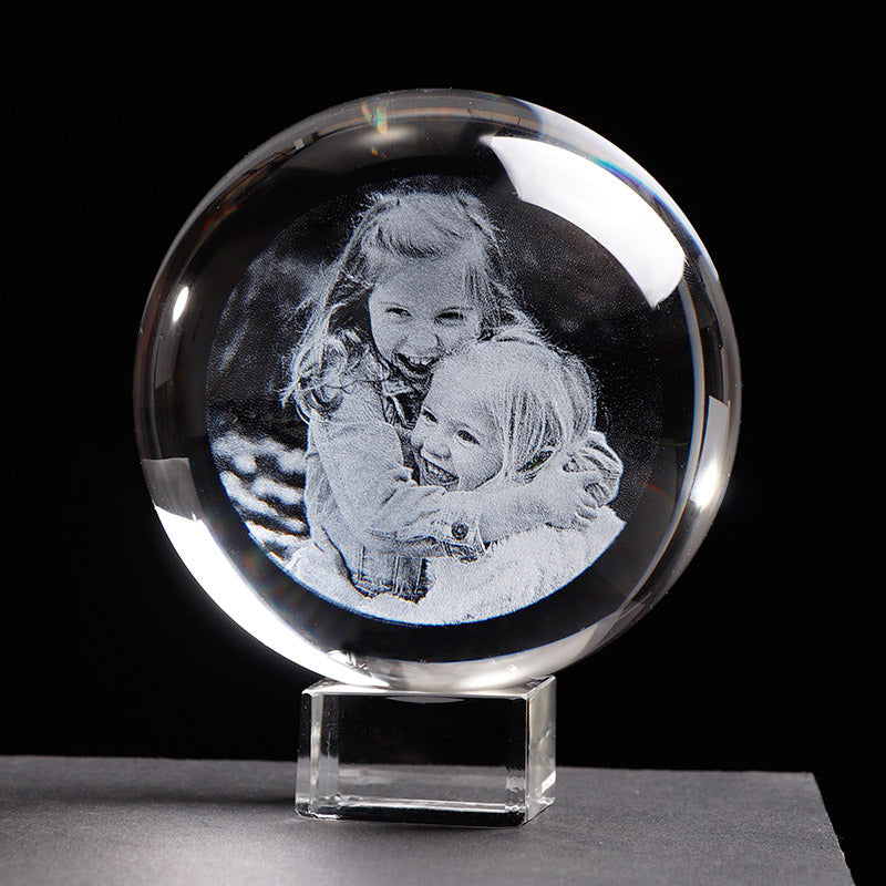 Personalized Glass Photo Frame Ball