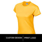 Pure Color Women T-shirt, Custom, Cotton T-shirt