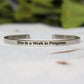 Customizable Stainless Steel Bracelet