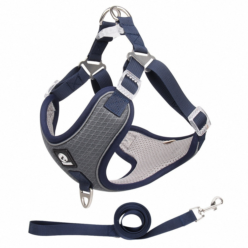 Breathable Pet Harness Adjustable Leash - Tiki's Geschenke Boutique