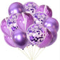 Birthday Party Decoration Sequin Latex Balloons Set