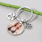 Custom DIY Pet Dog Photo Mini Heart Keychain