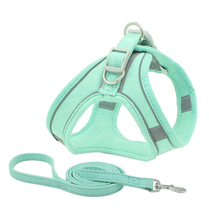 Reflective Pet Chest Harness and Leashes - Tiki's Geschenke Boutique