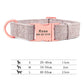 Pet Dog Collar Engraving Anti-Lost Collar Golden Retriever Medium And Large Dog Teddy Small Dog Collar Leash