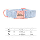 Pet Dog Collar Engraving Anti-Lost Collar Golden Retriever Medium And Large Dog Teddy Small Dog Collar Leash