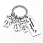 Stainless Steel Boy And Girl Keychain