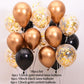 Metallic Gold And Silver Birthday Party Decoration Balloons 18PS