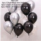 Metallic Gold And Silver Birthday Party Decoration Balloons 18PS