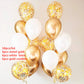 Metallic Gold And Silver Birthday Party Decoration Balloons 18PS