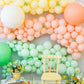 Balloon Net Red Macaron Color Balloon Maca Orange Creative Wedding Children Birthday Party Scene Layout Balloons