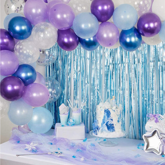 Garland Arch Kit Geburtstag Party Eis Schnee Königin Latex Ballons Kette Baby Dusche Dekoration Globos