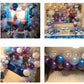 Garland Arch Kit Geburtstag Party Eis Schnee Königin Latex Ballons Kette Baby Dusche Dekoration Globos