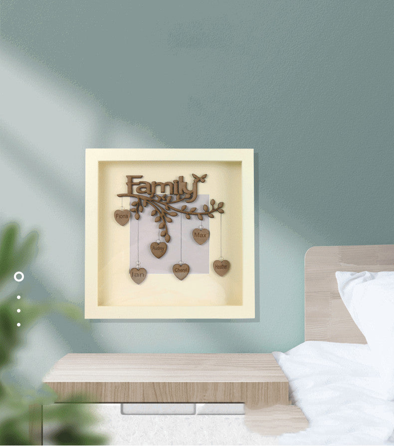 Family Tree Photo Frame Wooden Souvenir