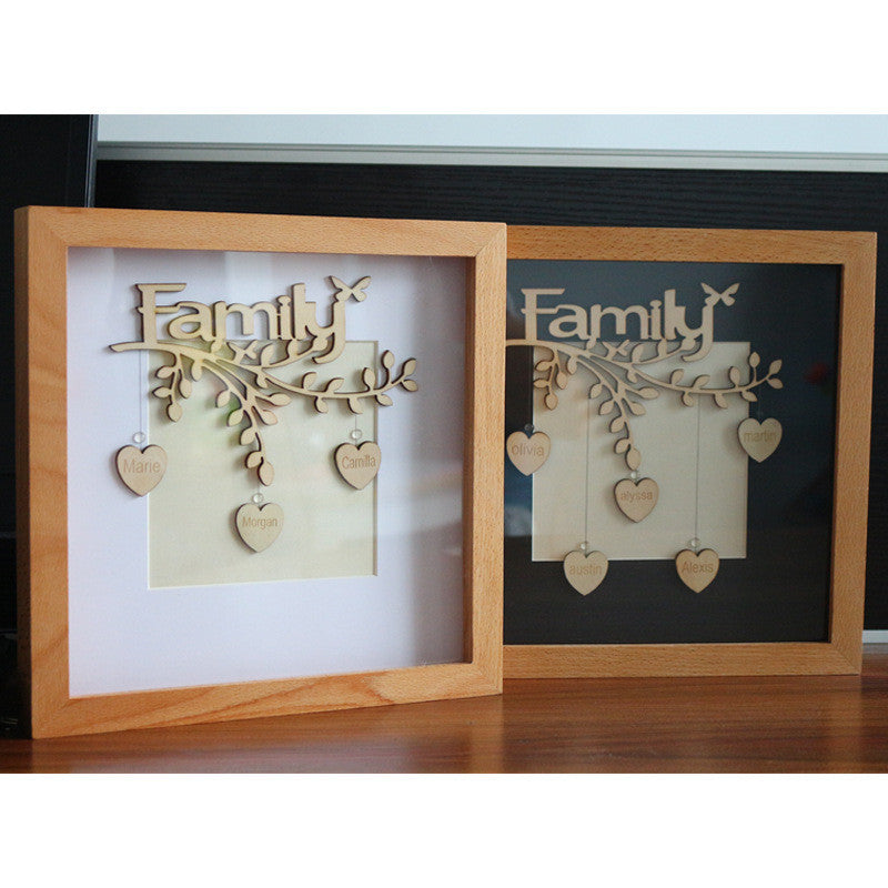 Family Tree Photo Frame Wooden Souvenir