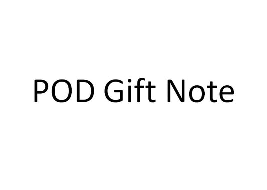 POD Gift Note