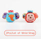 0-12 Months Soft Animal Rattle Infant Newborn Plush Sock Baby Toy Wrist Strap Baby Foot Socks