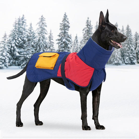 Manteau d'hiver rembourré et chaud pour chien