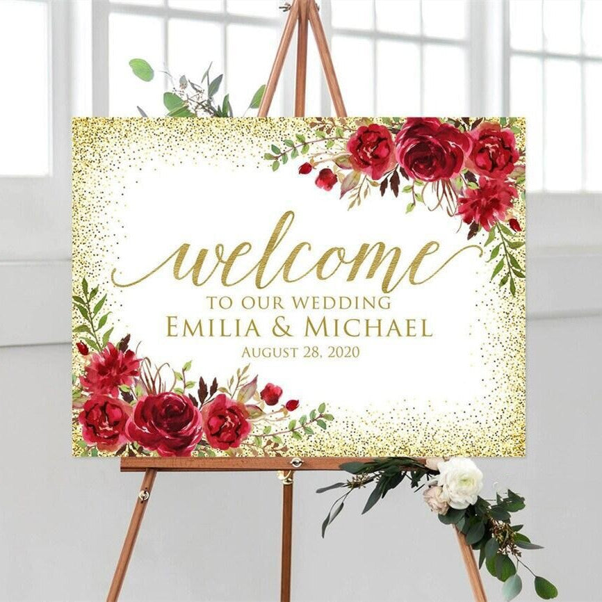 Creative Birthday Business Banquet Welcome Sign Boards