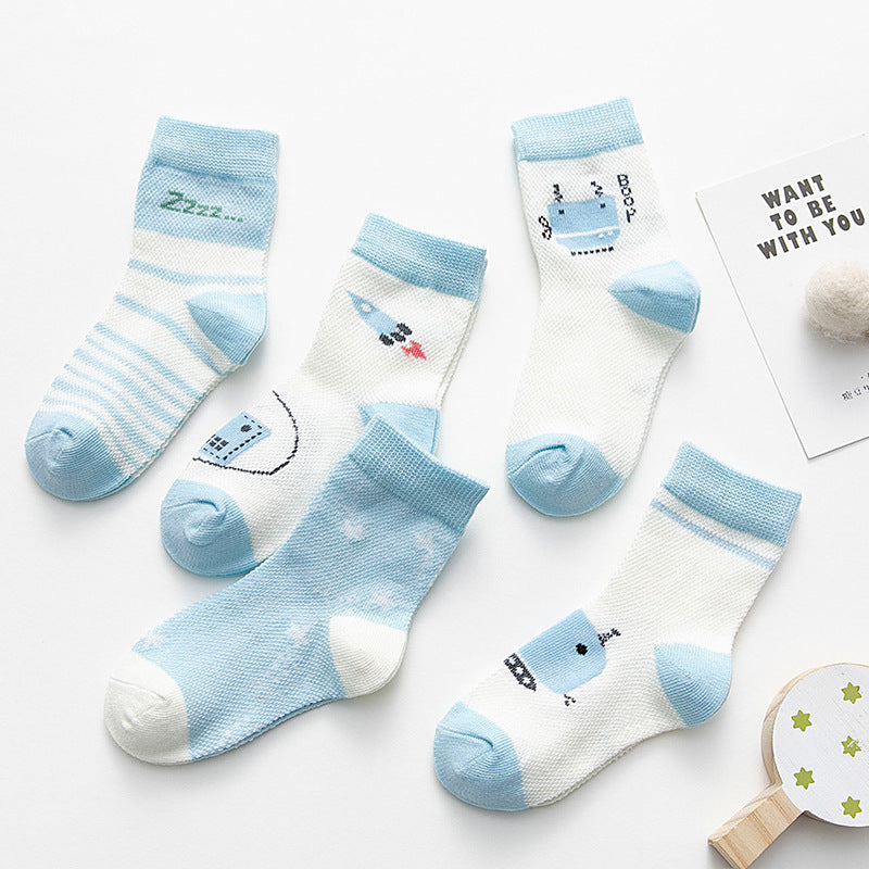 Baumwolle atmungsaktiv männlichen und weiblichen baby socken