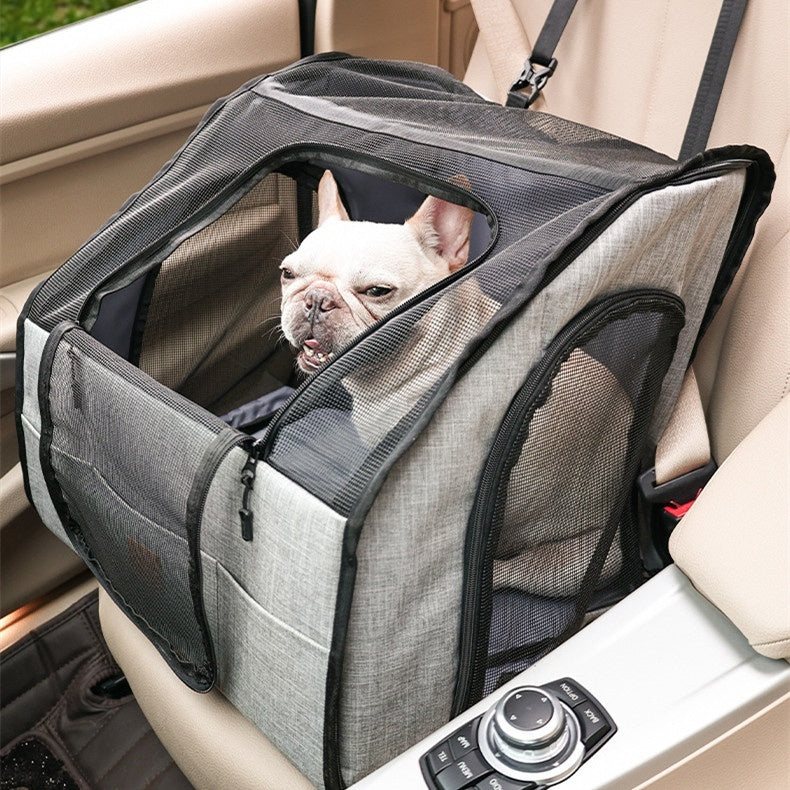 Cage pour animaux de compagnie étanche et résistante pour voiture pliable portable