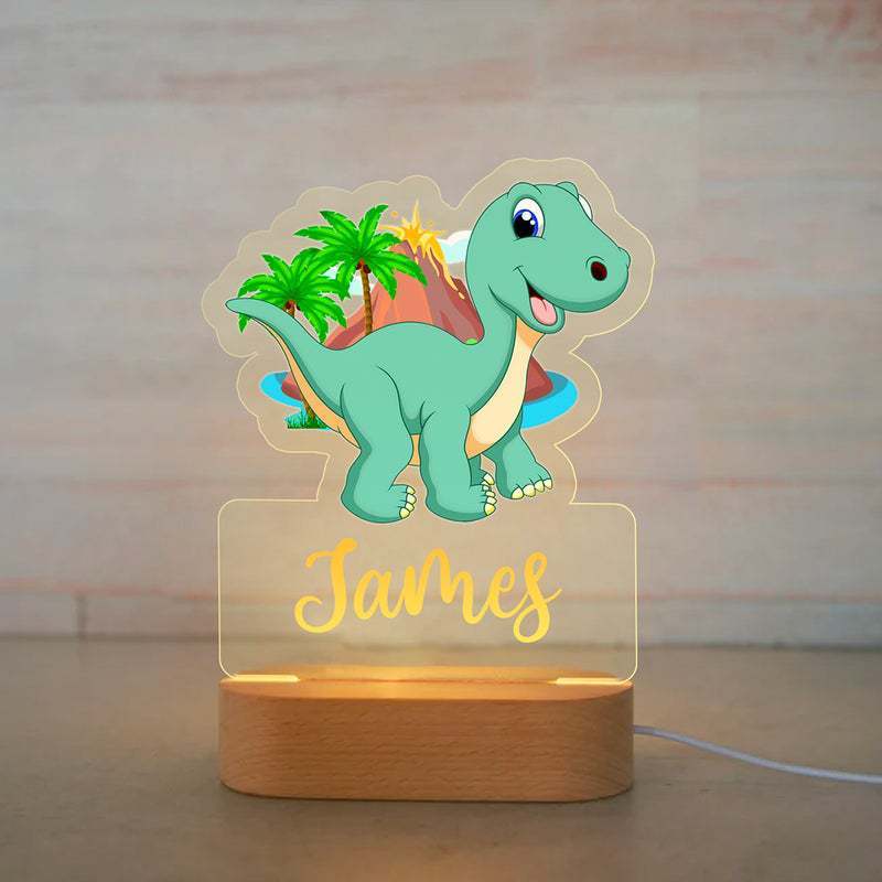 Dinosaur Night Light Creative Children's Names Cartoon Animation Ornaments