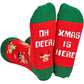 Weihnachts-High-Top-Buchstaben-Jacquard-Baumwoll socken