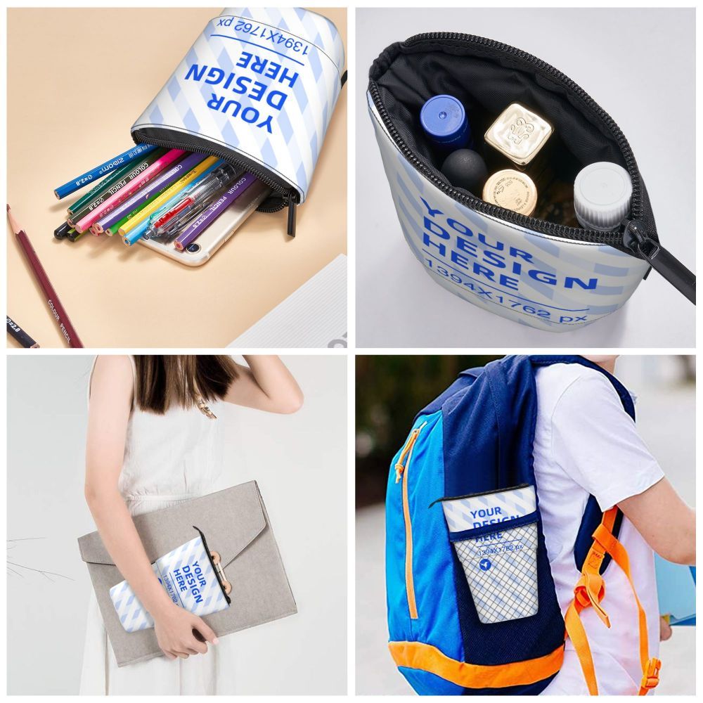 Vertical Retractable Multifunctional Portable Pencil Case