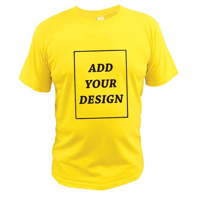 Cotton Custom T-shirt Making Your Design Log