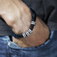 Multi-layer DIY For European And American Men's Leather Braided Bracelet