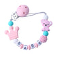 Baby Products Silicone Pacifier Chain Koala Cartoon Silicone Toy Teeth Molar Chain Customized Letters