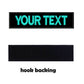 Customized Velcro Embroidery Number Name Strip