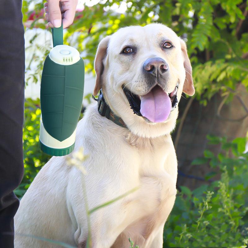 Bouteille d'eau multifonction 2 en 1 pour animaux de compagnie