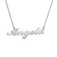 Necklace Alloy Pendant Font Fascinating Pendant Custom Name Necklace Personalized Necklace