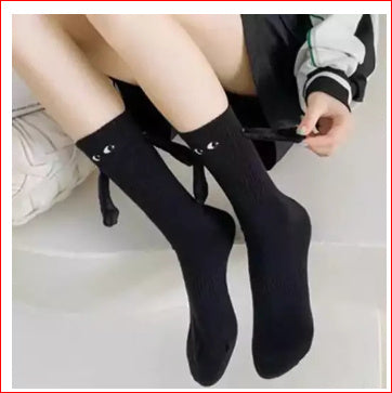 Couple Magnetic Handle Cute Hand Socks Christmas