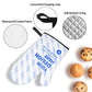 Waterproof And Anti-fouling Kitchen Baking Four-piece Set