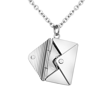 Ladies Titanium Steel Clavicle Chain Pendant