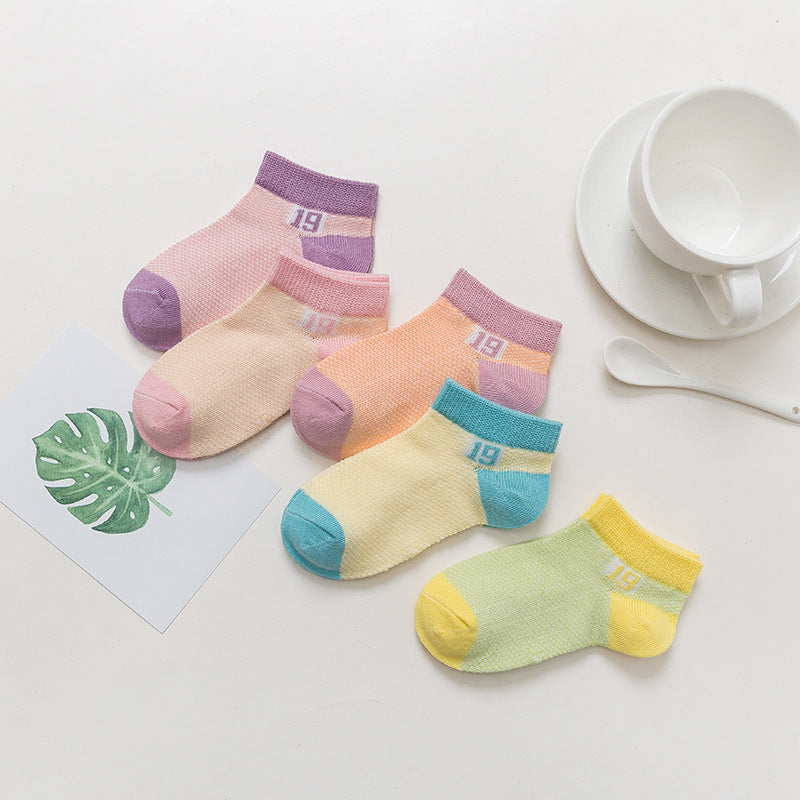 Baumwolle atmungsaktiv männlichen und weiblichen baby socken