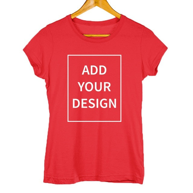 Cotton Custom T-shirt Making Your Design Log