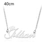 Necklace Alloy Pendant Font Fascinating Pendant Custom Name Necklace Personalized Necklace