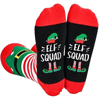 Weihnachts-High-Top-Buchstaben-Jacquard-Baumwoll socken