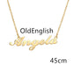 Necklace Alloy Pendant Font Fascinating Pendant Custom Name Necklace Personalized Necklace