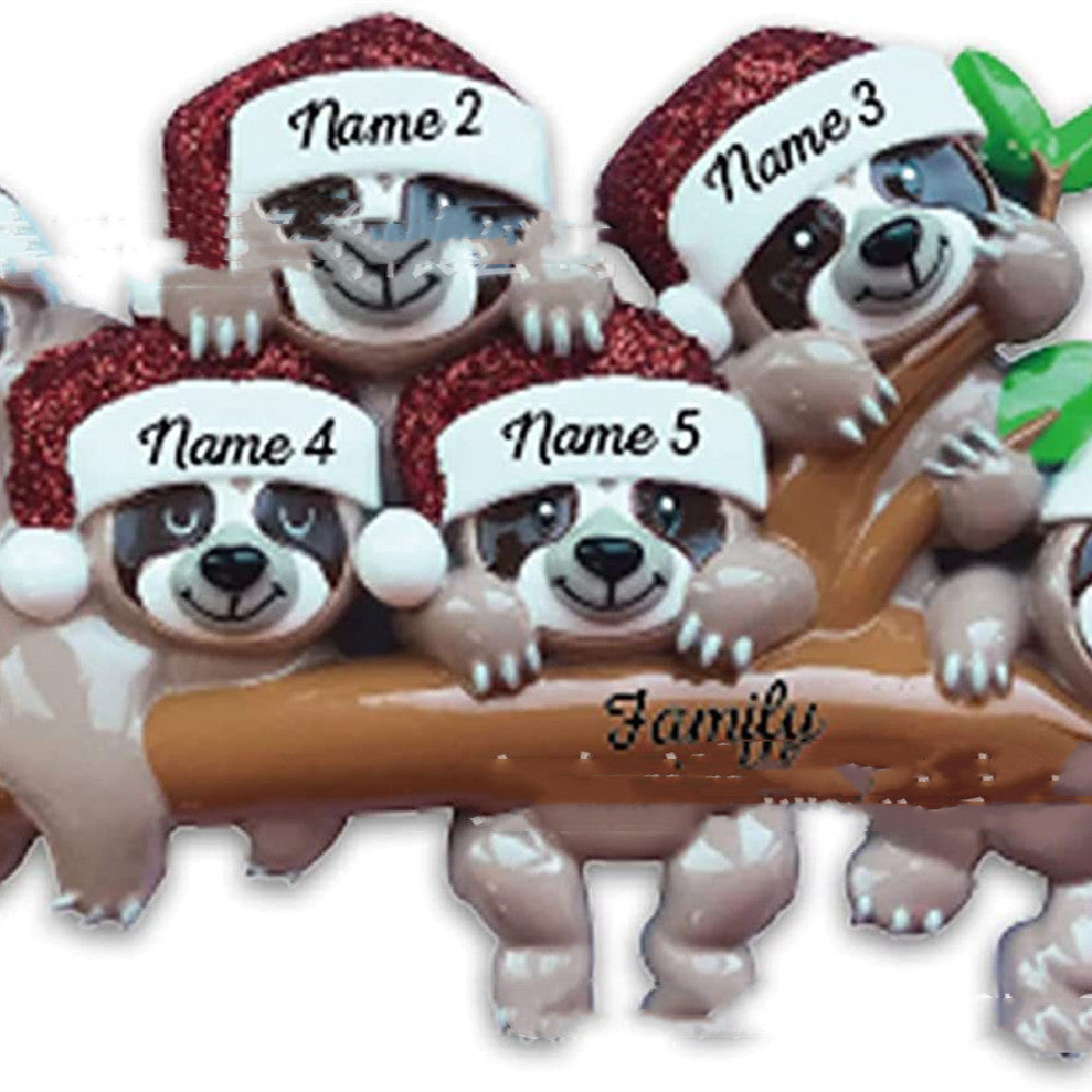 Acrylic Personalized Christmas Ornaments Lazy