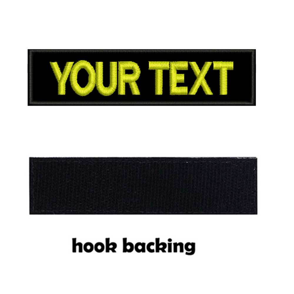 Customized Velcro Embroidery Number Name Strip