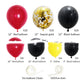 203pcs DIY Red Black Ladybug Latex Balloons Garland Arch Spot Polka Dot Party Baloons