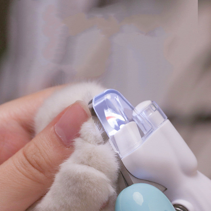 Coupe-ongles électrique LED pour animaux de compagnie