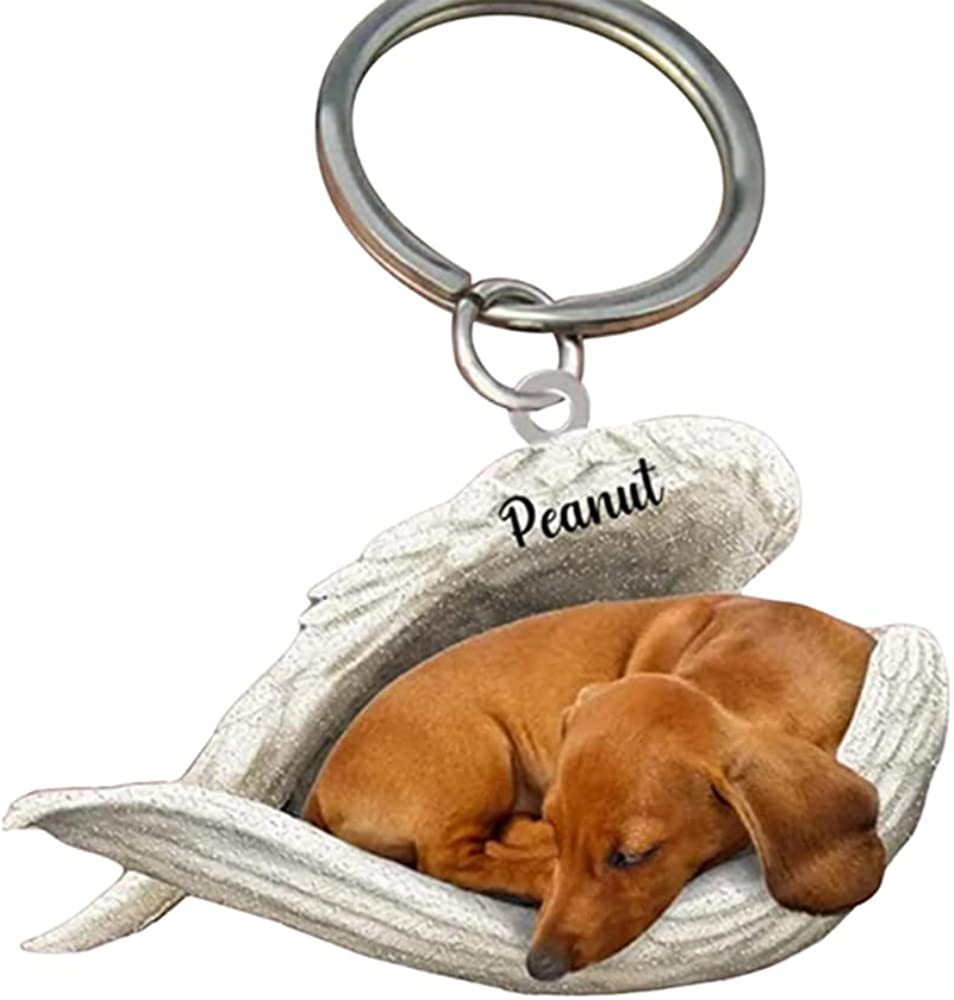 Acrylic Creative Cute Dog Animal Keychain